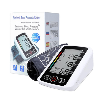 #ad Arm Blood Pressure Monitor Automatic BP Machine Digital Cuff Heart Rate LCD $13.30