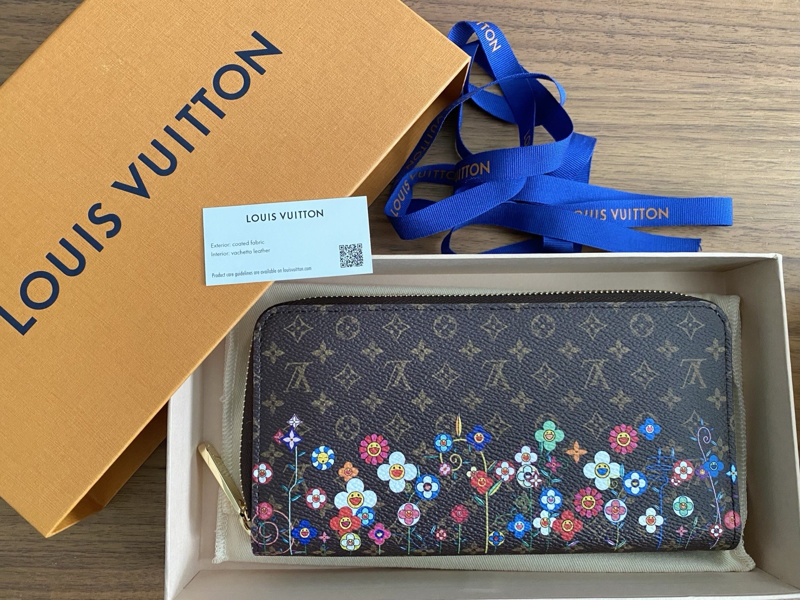 Louis Vuitton Takashi Murakami Zippy Wallet