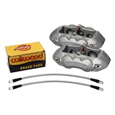 Wilwood For Chevy Corvette C2c3 1965-1982 Caliper Brake Kit D8-6 - Front Clear