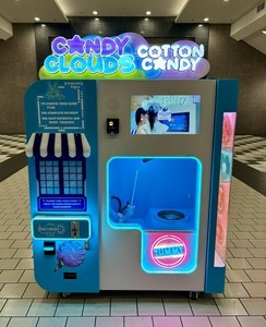 Automated Cotton Candy Machine 24 Designs 4 Flavors Commercial Grade Gold Medal