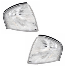 Frontblinker Set f&uuml;r Mercedes W202 1993-2001 C-Klasse in Wei&szlig; Blinker