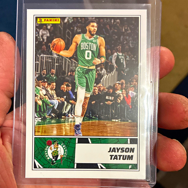 Panini 2022-23 NBA Sticker & Card Collection Jayson Tatum Celtics card #61