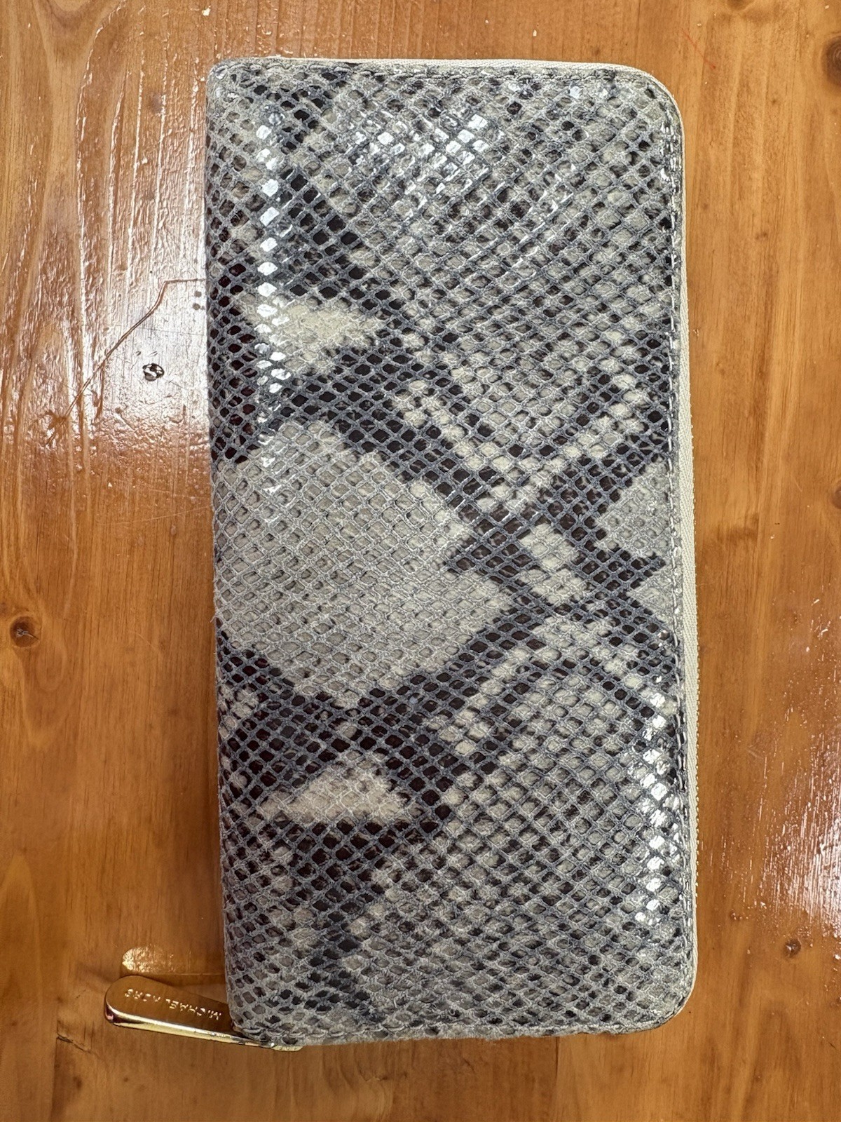 Michael Kors MK Python Wallet Wristlet Clutch - image 3