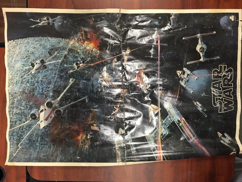 Star Wars Original 1977 US Movie Poster 20th Century Fox Printed USA Movies