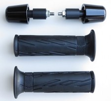 Suzuki GSXR 600 750 1000 GSX250R GSXR600 GSXR750 Hand Grips & Black Bar ...