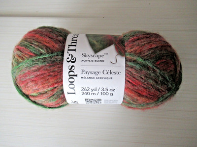 Loops and Threads Skyscape.    Orange and Green  Multi