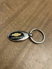 Chevrolet Bowtie Metal Chrome TM GM Keychain