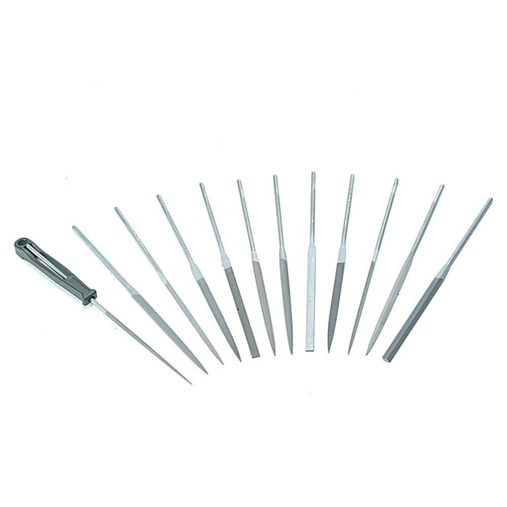 Bahco Needle Set of 12 Cut 2 Smooth 160mm (6.2in)