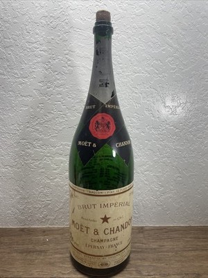 MOET & CHANDON BRUT IMPERIAL CHAMPAGNE DISPLAY BOTTLE EMPTY 22'' KG JD