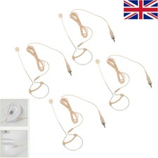 4PCS Single Earhook Headset Mic-Headworn Microphone For Senheiser Wireless 3.5mm