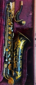 Martin Magna tenor sax-black, customized