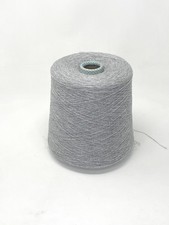 LAGERWARE GARN CARIAGGI, 100% WS KASCHMIR Nm 2/28 GREY MELANGE 720g