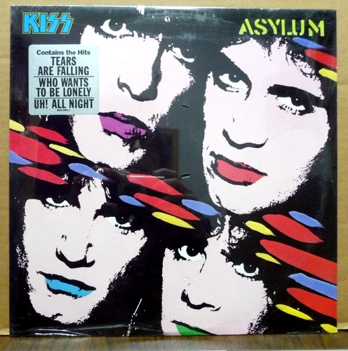 KISS Asylum LP SEALED Original Press1985 PolyGram Records~826-099 w/Hype Sticker
