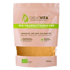 GreatVita Bio Hagebuttenpulver 1000g | 1kg Ha...