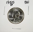 1955-D Washington Quarter BU 90% Silver #D-2