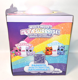 LOT OF 2 Hatchimals Alive Mystery Hatch 1 Draggle & 1 Pufficorn Surprise Toy NEW