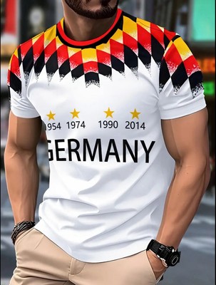 Deutschland Germany Fußball Fan Trikot T-Shirt Gr L