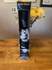 Brand New ShedRain WindPro Compact Umbrella Auto Open Black/White Pattern