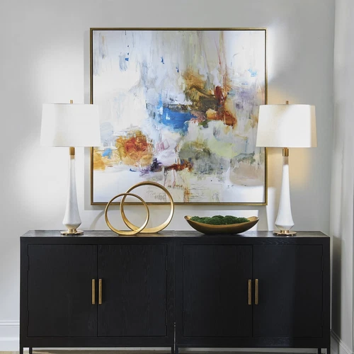 Uttermost In The Beginning Framed Abstract Art - Picture 1 of 5