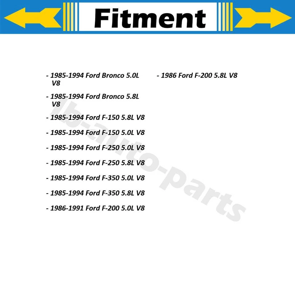 Conjunto de manguera de calefacción HVAC para Ford Bronco 1985 1986 1987 1988 1989 1990 1991 Foto 2 de 4