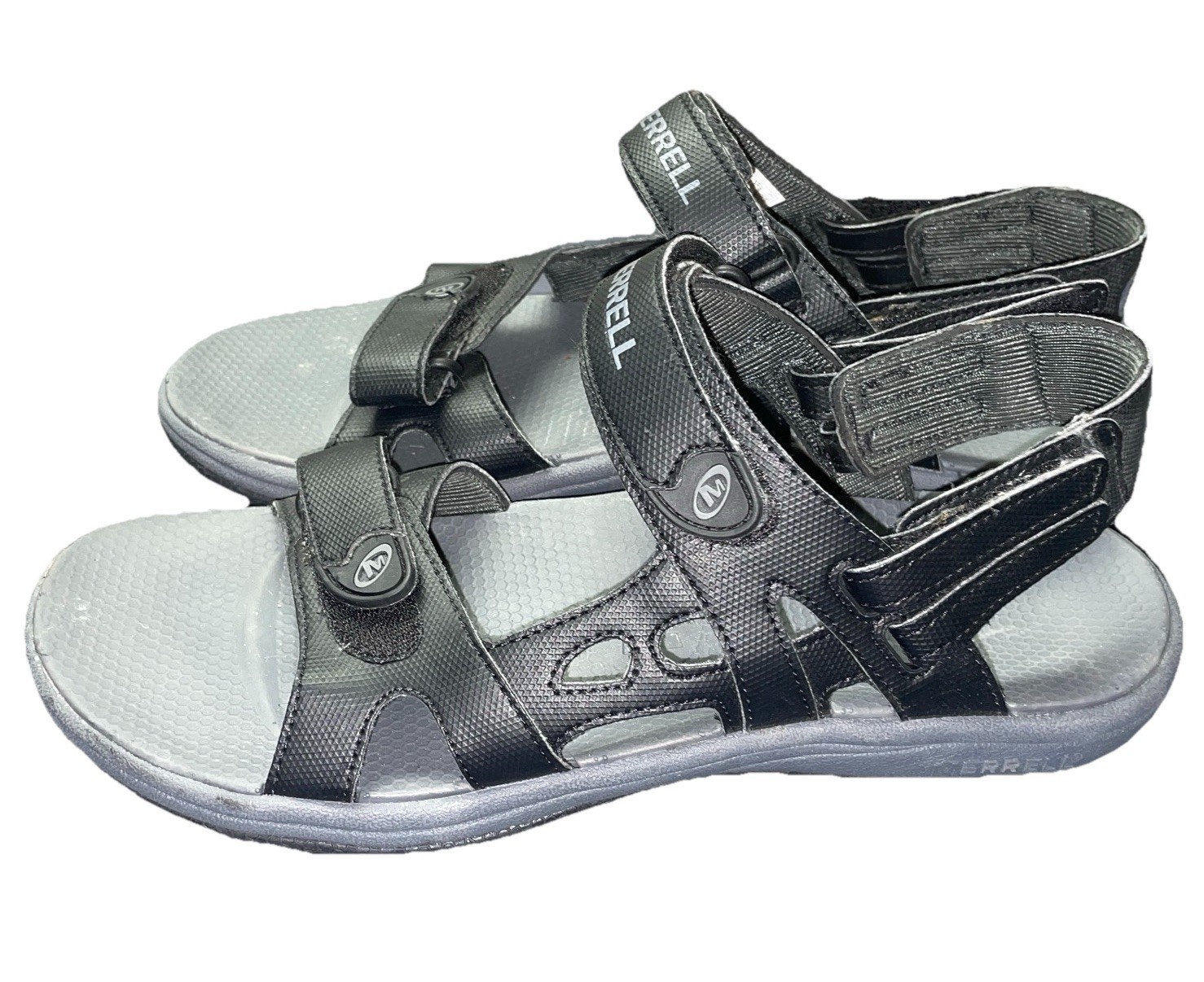 Merrell Sandali Uomo Cascata Escursionismo Cinturino Nero Taglia 10 US