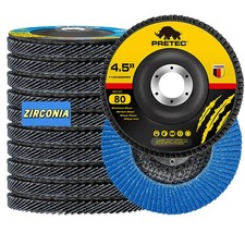 48PACK 4.5" Angle Grinder Flap Discs,80 Grit Zirconia Sanding Disc for Grinding