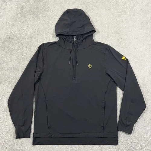 B. Draddy Sport Hoodie Mens Medium Black Presidents Cup International Team Golf  - product listing photo