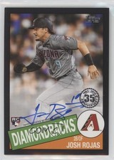 2020 Update 1985 Topps Baseball Black 24/199 Josh Rojas #85A-JRO Auto i4v