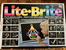 LITE-BRITE Vintage 1986 Milton Bradley In Original Box