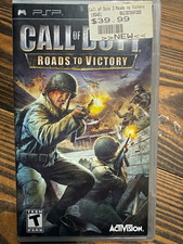 Call of Duty Roads to Victory Sony PSP 2007 Complete CIB w/ Manual