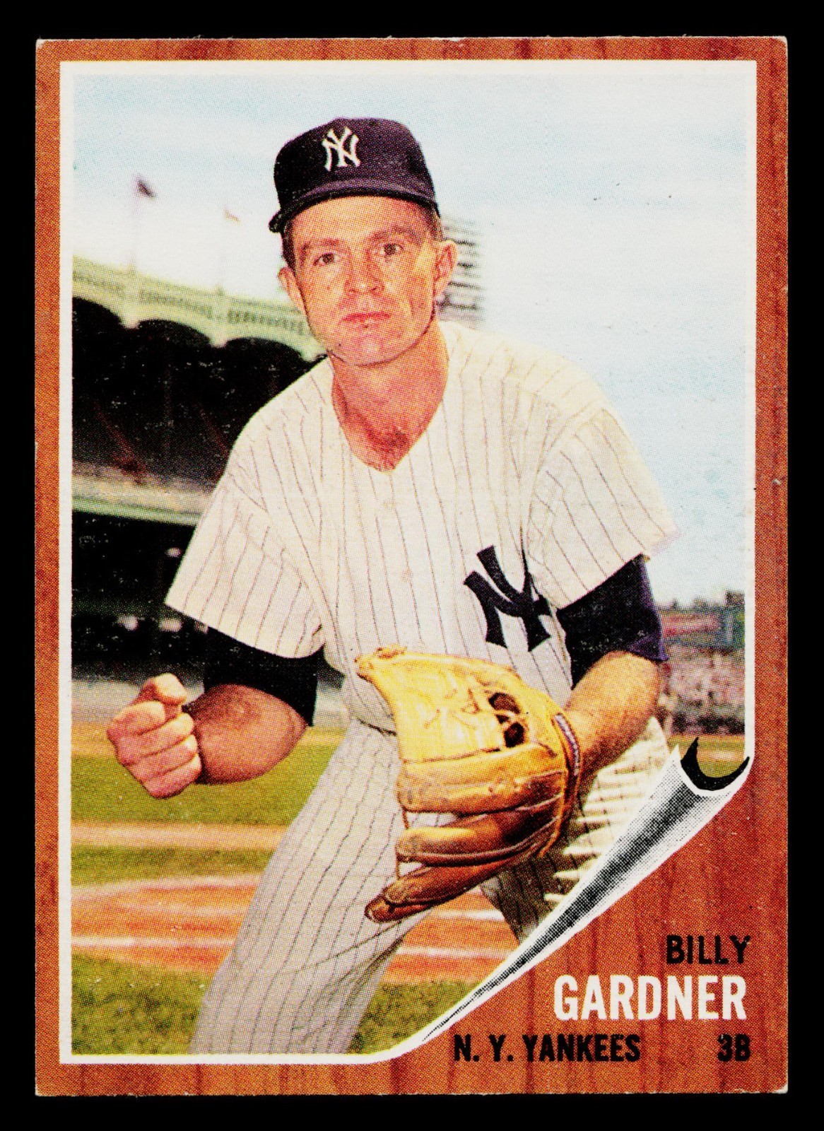 1962 Topps - Billy Gardner #338 MLB Baseball Card NY New York Yankees