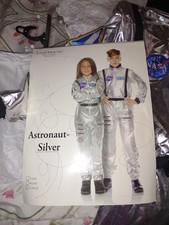 Underwraps Astronaut FlightSuit NASA Silver Childrens Halloween Costume Open Bag