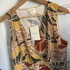 🇫🇷 NWT Sézane Mathilda Dress Floral Jungle Print Size 8