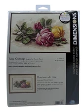 Dimensions Sunset Counted Cross Stitch Kit "Rose Cuttings" NEW