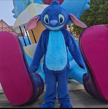 Disney Blue Mascot Costume Party Game Character Fancy Dress Adults Outfit 299