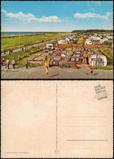 Ansichtskarte Sahlenburg-Cuxhaven Campingplatz, Wohnwagen, Telefonzelle 1971