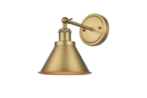 Living District Vaman 7" Wall Sconce In Satin Gold - Picture 3 of 7