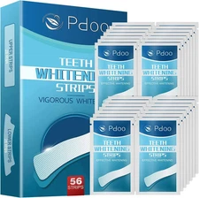 Teeth Whitening Strips Non-Sensitive Teeth Whitening Kit 56 Strips  (28-Day)