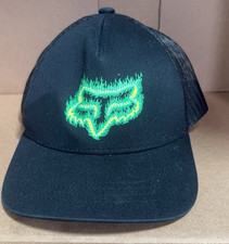 Fox Racing Youth GREEN FLAME FOX SNAPBACK PRE OWNED Y2K