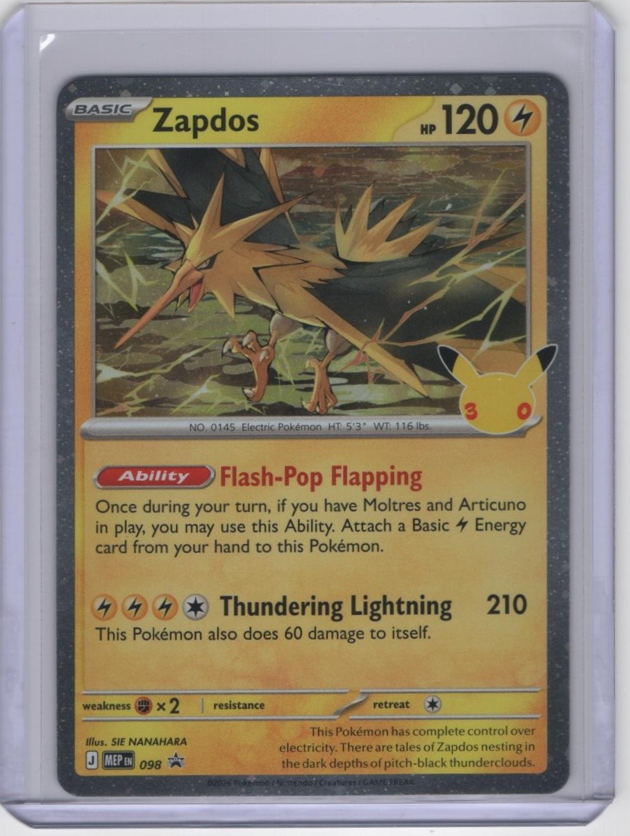 ME: Mega Evolution Promo #098 Zapdos