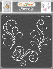 Reusable Dotting Floral Stencils for Painting on Wood, Canvas, Paper, Fabric, Fl