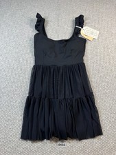 Blogilates BallerinaRuffle Dress Black Blt In Shorts NWT Women's S 0436