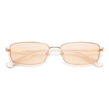 Retro Y2K Narrow Rectangle Sunglasses for Women Men Small 80S 90S UV400 Sunnies