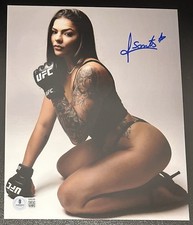 Luana Santos Signed 8x10 Photo. Ufc. Lfa. Tiktok Queen. Beckett Coa. Mma. Brazil