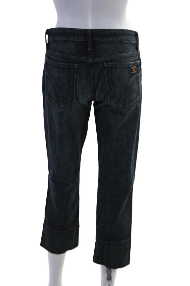 Joes Jeans Womens Cotton Button Zip Crop Leg Denim Jeans Blue Size EUR 27 - Image 3 of 4