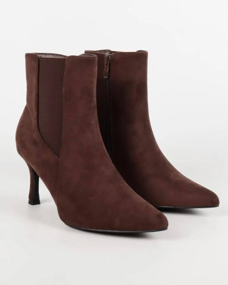 Bottines "Sylvianne" marron - Photo 3/4