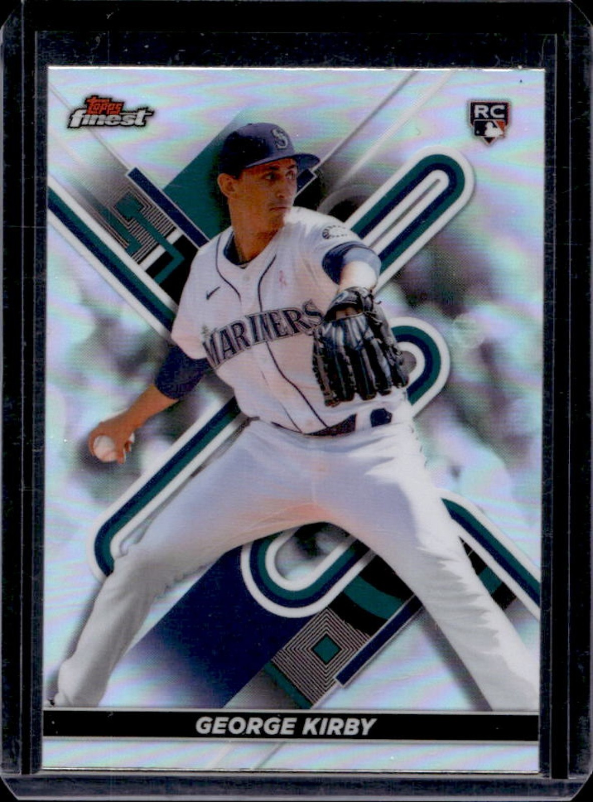 2022 Topps Finest George Kirby RC Refractor Rookie #12 Mariners