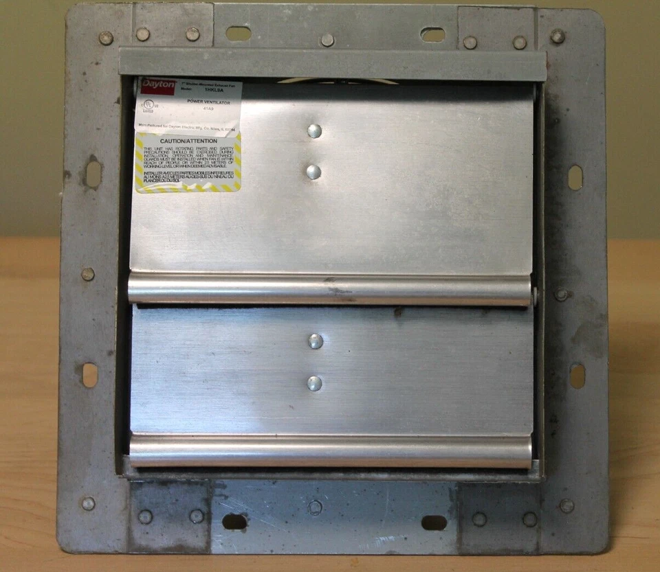 Dayton Shutter Mount Exhaust Fan, 7", Variable Speed, 250 cfm, 115V, 1HKL9A