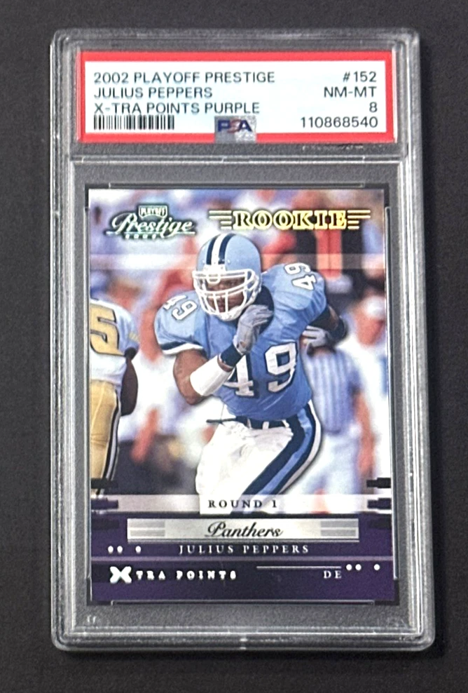 Julius Peppers Playoff Prestige #152 X-Tra Points Purple