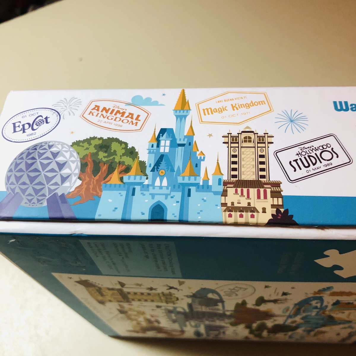 Walt Disney World 1000 Pc Puzzle 4 Parks *1 Piece Missing